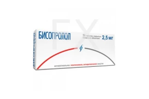 БИСОПРОЛОЛ таб п/об 2.5мг n30