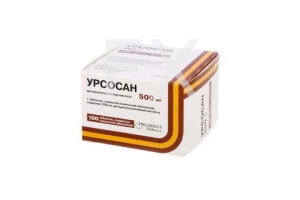 УРСОСАН ФОРТЕ таб п/об 500мг n100
