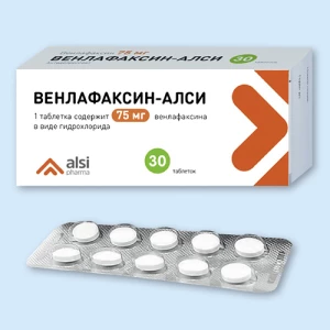 ВЕНЛАФАКСИН АЛСИ таб 37.5мг n30