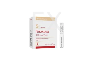 ГЛЮКОЗА р-р д/инф. (фл.) 5% - 500мл n30