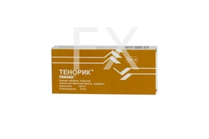 ТЕНОРИК таб п/об 100мг/25мг n28