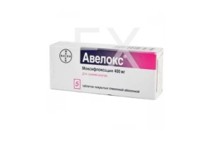 АВЕЛОКС таб п/об 400мг n5