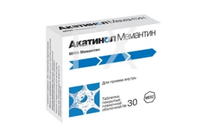 АКАТИНОЛ МЕМАНТИН таб п/об 10мг n30