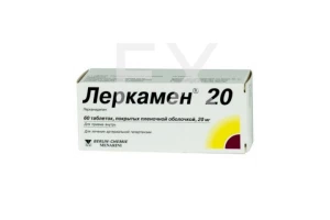 ЛЕРКАМЕН таб п/об 20мг n60
