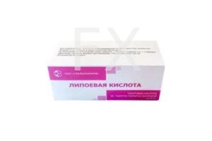 ЛИПОЕВАЯ КИСЛОТА таб п/об 25мг n50