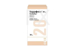 КОРДАФЛЕКС таб п/об пролонг. 20мг n30