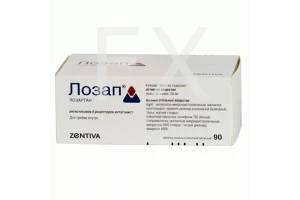 ЛОЗАП таб п/об 100мг n90