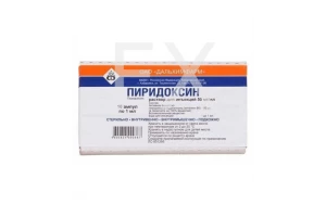 ПИРИДОКСИНА ГИДРОХЛОРИД р-р д/ин. (амп.) 5% - 1мл n10