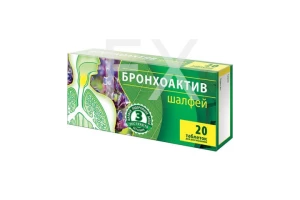 ШАЛФЕЙ БРОНХОАКТИВ таб д/расс. n20