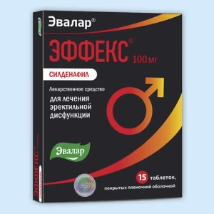 ЭФФЕКС СИЛДЕНАФИЛ таб п/об 100мг n15