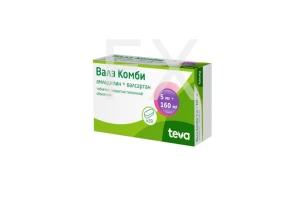 ВАЛЗ КОМБИ таб п/об 5мг+160мг n28