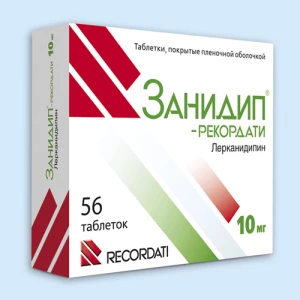 ЗАНИДИП-РЕКОРДАТИ таб п/об 10мг n28