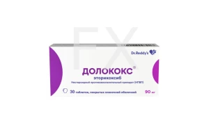 ДОЛОКОКС таб п/об 90мг n30