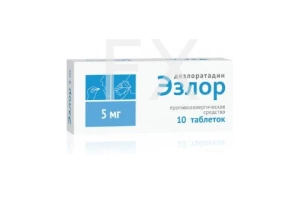 ЭЗЛОР таб п/об 5мг n10