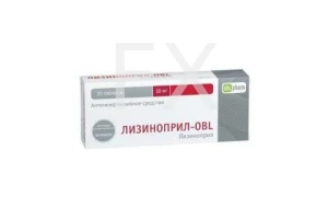 ЛИЗИНОПРИЛ таб 10мг n30