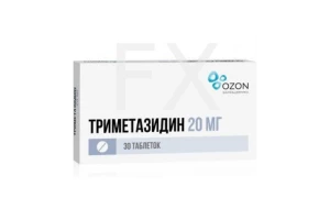 ТРИМЕТАЗИДИН таб п/об 20мг n30