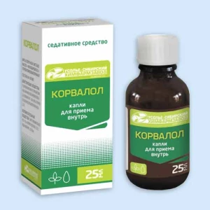КОРВАЛОЛ капли (фл.-кап.) 25мл