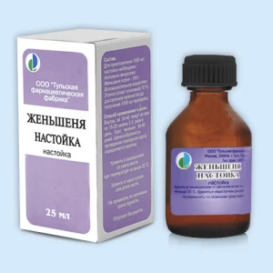 ЖЕНЬШЕНЬ настойка (фл.) 25мл