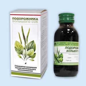 ПОДОРОЖНИКА БОЛЬШОГО СОК (фл.) 100мл