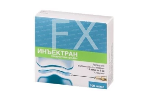 ИНЪЕКТРАН р-р д/ин. (амп.) 100мг - 2мл n10