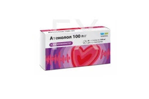 АТЕНОЛОЛ таб 100мг n30