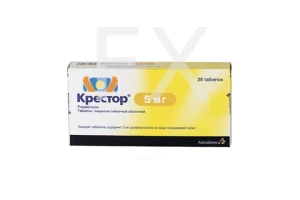 КРЕСТОР таб п/об 5мг n28