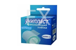 ПЛАСТЫРЬ Унипласт ленточный 5х500см Полимерный