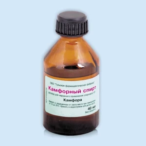 КАМФОРНЫЙ СПИРТ р-р (фл.) 10% 40мл