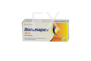 ВОЛЬТАРЕН таб п/об 25мг n30