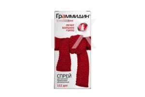 ГРАММИДИН С АНЕСТЕТИКОМ спрей д/горла (фл.) 112доз