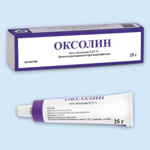 ОКСОЛИНОВАЯ МАЗЬ мазь (туба) 0.25% 25г n1