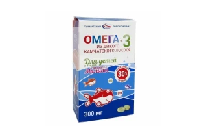 САЛМОНИКА (SALMONIСA) Омега-3 д/детей капс. 300мг n84 Апельсин