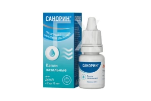 САНОРИН капли назал. (фл.-кап.) 0.05% - 10мл n1 Морская вода