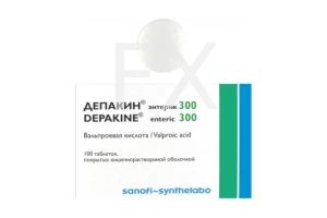 ДЕПАКИН ЭНТЕРИК таб п/об 300мг n100