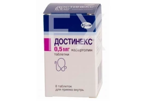 ДОСТИНЕКС таб. 0.5мг n8