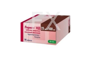 ЛОРИСТА НД таб п/об 100мг+25мг n90