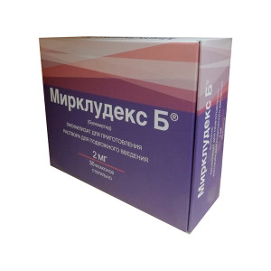 МИРКЛУДЕКС Б лиоф. д/р-ра д/ин. (фл.) 2мг n30