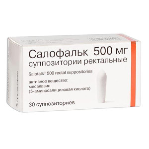 САЛОФАЛЬК свечи 500мг n30