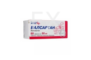 ВАЛСАРТАН таб п/об 80мг n90