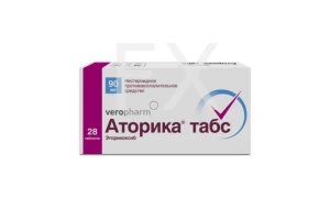АТОРИКА ТАБС таб п/об 90мг n28