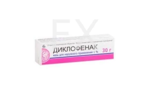 ДИКЛОФЕНАК мазь 1% 30г