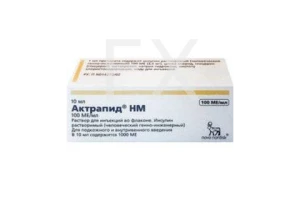 АКТРАПИД НМ р-р д/ин. (фл.) 100МЕ/мл - 10мл n1