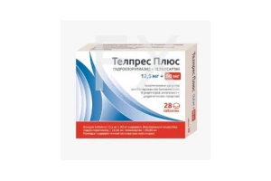 ТЕЛПРЕС ПЛЮС таб 80мг+12.5мг n28