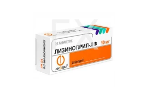 ЛИЗИНОПРИЛ таб 10мг n30
