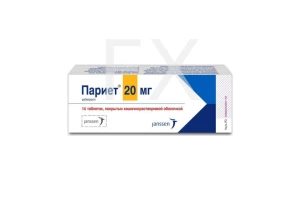 ПАРИЕТ таб п/об 20мг n14