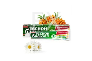 ЛЕСНОЙ БАЛЬЗАМ з/паста Тройной эффект ромашка/облепиха 75мл