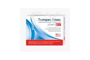 ТЕЛПРЕС ПЛЮС таб 80мг+12.5мг n56