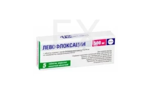 ЛЕВОФЛОКСАЦИН таб п/об 500мг n5