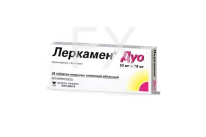 ЛЕРКАМЕН ДУО таб п/об 10мг+10мг n28