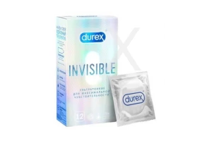 ПРЕЗЕРВАТИВ Дюрекс (Durex) n12 Invisible XXL